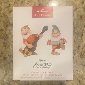 Hallmark Keepsake Bashful and Doc Ornaments - 2024